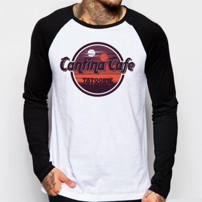 Cantina Cafe Tatooine Star Wars inspiriert Baseball T-Shirt OZ9164