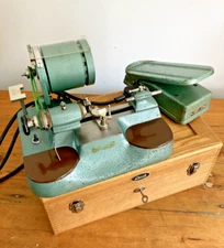 Lorch Junior 8mm Watchmakers Lathe With Integrated Motor And Boxed Accessories