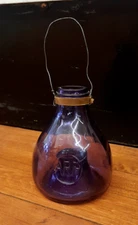Antique 1900s Flycatcher Made by ARP Purple Glass Flytrap Marked