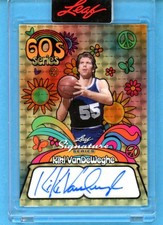 Marketplace image: 2026 Leaf Signature Series Kiki Vandeweghe AUTO 60s SUPERFRACTOR GOLD #1/1