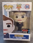 Funko POP! Disney Toy Story 4 Benson #618 Vinyl Figure NYCC Exclusive MINT🔥