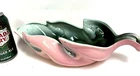 Vtg Hull Pottery Leaf Planter #78 Pink & Green 1950's Excellent Condition 12.5”