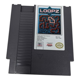 Loopz NES (Nintendo Entertainment System, 1990) CIB Collectors Quality UNUSED