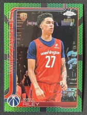 Will Riley 2025-26 Topps Chrome Green Basketball Refractor Base RC /99 #271