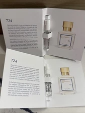 2X Maison Francis Kurkdjian 724 Eau de Parfum Sample Size Spray Vial - 2ml/Each