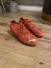 Puma Future Z Fußballschuhe Fiery Coral And Gold Größe 5,5