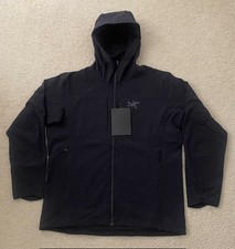 Men's Arc'teryx Gamma MX Hooded Softshell Black Jacket - Size Large - NWT