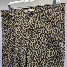 Levi’s Women 720 High Rise Super Skinny Leopard Print Jeans Sz 31 Soft Stretch