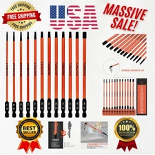 12Pcs Magnetic Torx Bit Set - 6-Inch S2 Steel Security Bits for All Uses