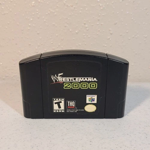 WWF Wrestlemania 2000 N64 Nintendo 64 Game Authentic Tested Working