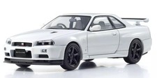 Kyosho 1/43 Nissan Skyline R34 GT-R V Spec II Diecast Model White Pearl New