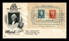 DR JIM STAMPS US COVER CIPEX SOUVENIR SHEET FIRST DAY ISSUE SCOTT 948