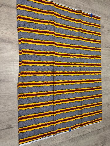 6 Yards African Fabric Ankara Wax Print 100% Cotton sewing Material Chitenge - Picture 4 of 9