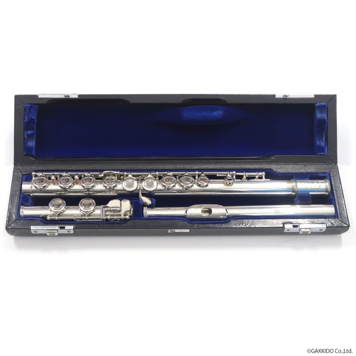 管楽器・吹奏楽器 Muramatsu Flute M180 MURAMATSU M-180 Flute Silver Body Overhauled Used With Hard Case