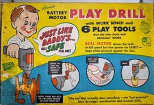 Vintage Kenner's Play Drill Toy, No. 245, Copyr 1958