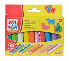Simba Art & Fun 106324169&nbsp;10&nbsp;Coloured Dough Sticks Made in Germany (US IMPORT)