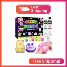 Jim Gloria Glow in the Dark DIY Squishy Making Kit - Make Your Own Squishies All