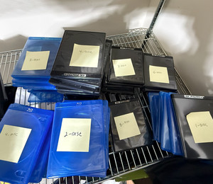 (EMPTY CASES) (45% off 5 pack) (Blu-Ray/4K UHD Ultra HD) (1-8-Disc) Black/Blue