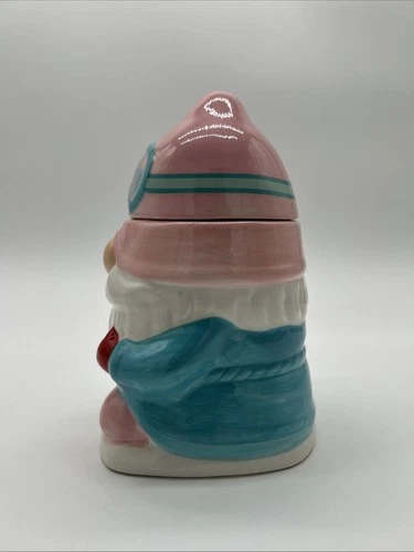 Martha Stewart Gnome Snow Day Snowboarding 2 Wick Candle Jar Winter image 4