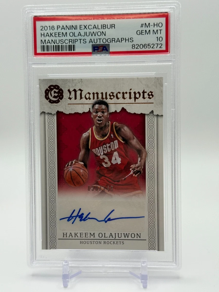 Hakeem Olajuwon Autograph Basketball Cards for sale | eBay