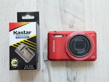 Samsung WB35F 16.2MP WIFI Red Digital Camera w/ Battery  NEW Charger TESTED