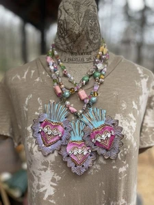 Collier du Sacré-Cœur Gitan Pastel Sud