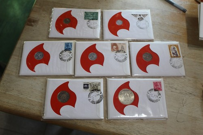 #ad 99 COMPANY PNC COVER NEPAL 1975 SET OF 7 COVERS FIRST DAY SET VERY SCARCE $275.00