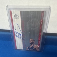 Upper Deck SP Authentic Jayson Williams Sign of the Times Autograph Card Nets JY