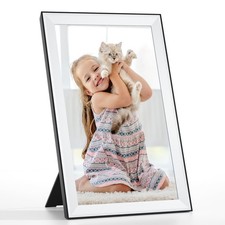 FOOJOE 15.6in Digital Picture Frame WiFi Touch Screen FHD IPS 32GB White