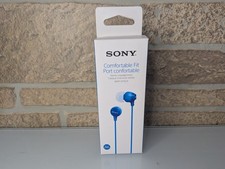 New Sony MDR-EX15LP In-Ear Wired Earbuds - BLUE