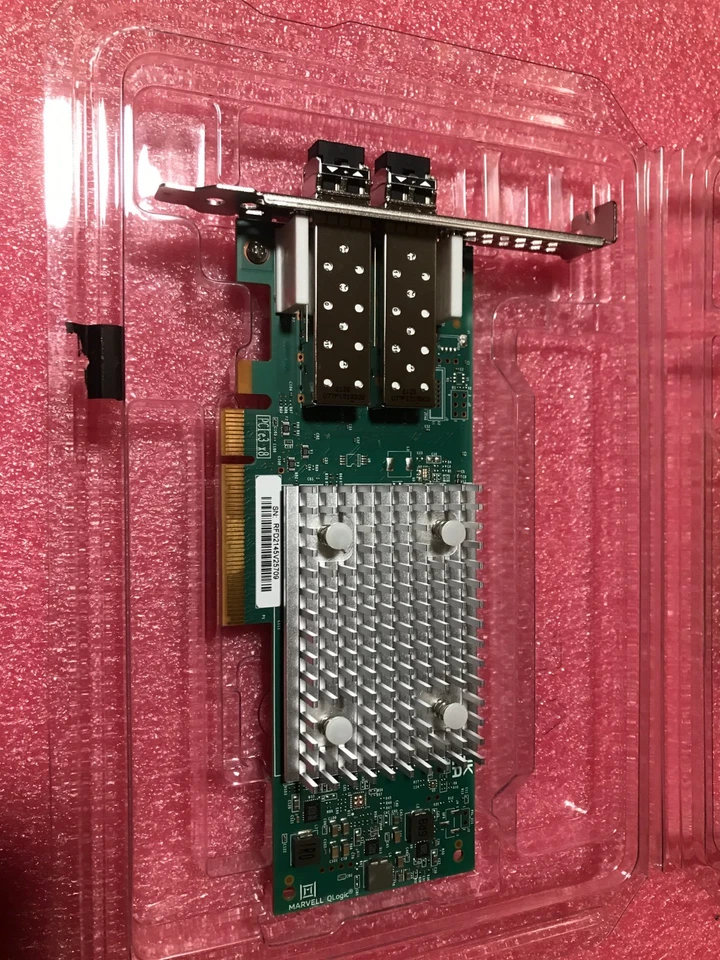 New QLE2692 QLOGIC/DELL dual port 16 Gbit PCIe 3.0 Host Bus Adapters YCVFG CK9H1 - Image 2 of 3