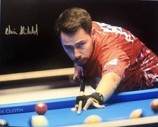 CHRIS REINHOLD SIGNED 8x10 PHOTO BILLIARDS POOL USA AUTOGRAPHED AUTHENTIC COA CHRIS REINHOLD SIGNED 8x10 PHOTO BILLIARDS POOL USA AUTOGRAPHED AUTHENTIC COA