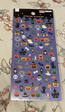 DAISO Happy Halloween Design Sticker Pumpkin Ghost Party Gift Pumpkin Hat Cat 🎃