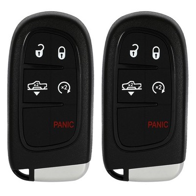 2x Fit For RAM 1500 2500 2013-2018 5 Buttons Key Fob Shell replacement New
