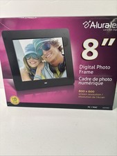 Aluratek ADPF08SF 8 inch LCD Digital High Quality Photo Frame - Black New