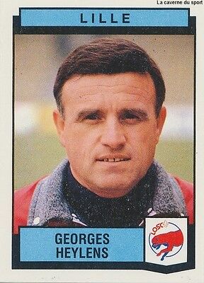 N°129 HEYLENS # BELGIQUE LILLE LOSC VIGNETTE PANINI FOOTBALL 88 STICKER 1988