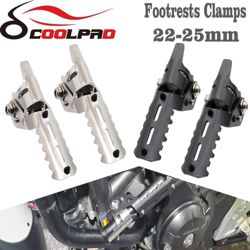 Front Foot Pegs Folding Footrests Clamp For Honda CRF1000L Africa Twin CRF 1000 - Picture 12 of 12