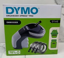 New Dymo Organizer Xpress Pro Embossing Label Maker with 3  Label Tapes Refills