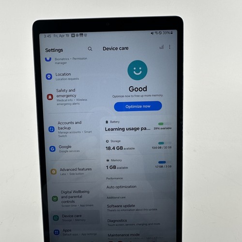 Samsung Galaxy Tab A7 Lite SM-T227U 32GB, Wi-Fi + 4G (MetroPCS) 8.7" - Dark Gray - Picture 5 of 24