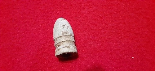 Civil War Bullet - Dropped Confederate Gardner-Recovered In Chesterfield Va. JO1