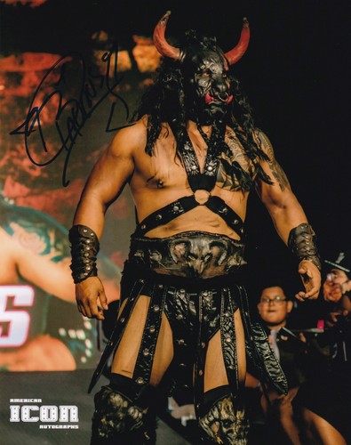 Black Taurus Signed 8x10 Photo Lucha Libre AAA Impact Wrestling Picture Auto 16 - Picture 1 of 24