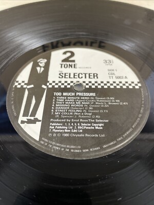 The Selecter Too Much Pressure LP Album Vinyl Record CDL5002