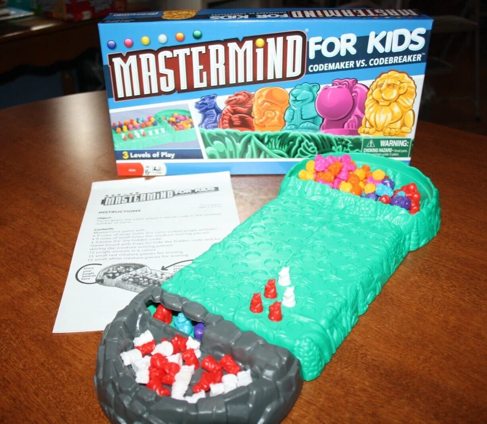 Mastermind for Kids Game - Codemaker vs. Codebreaker -3 Levels of Play -Pressman - Image 3 of 4