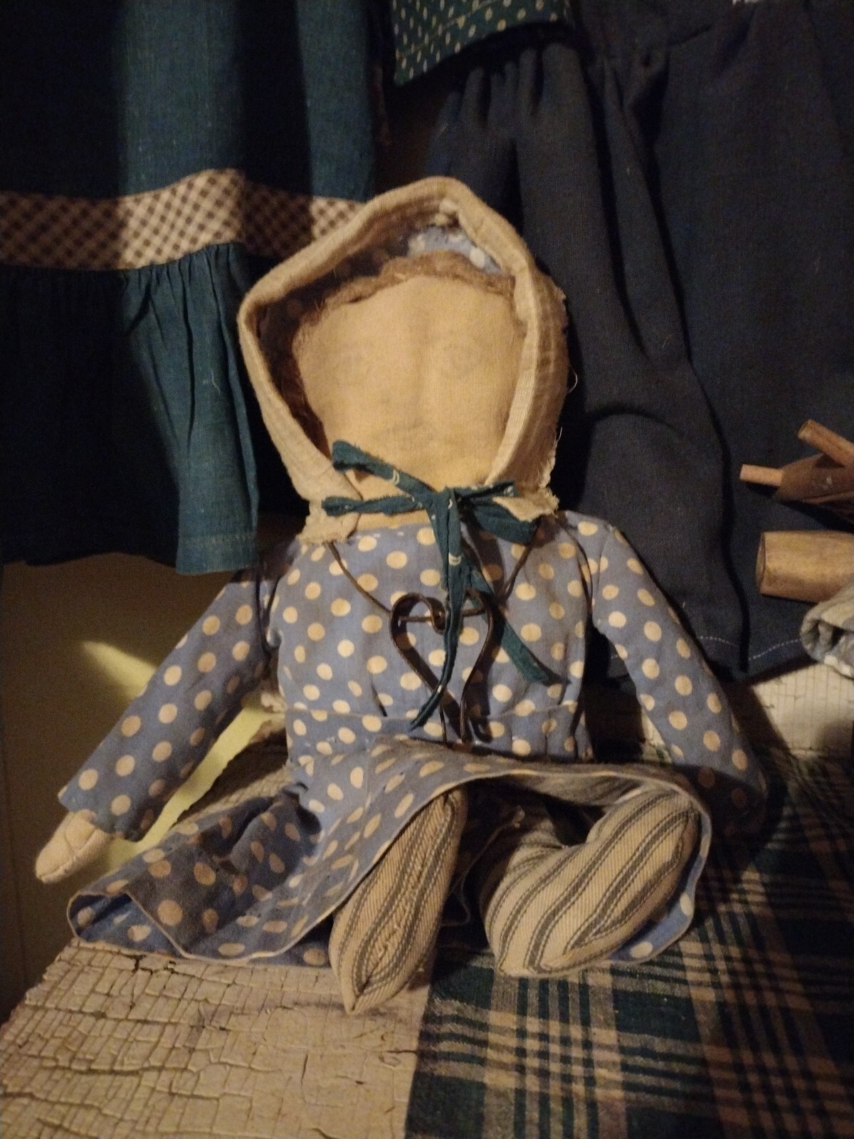 Primitive Antique Cloth Doll eBay
