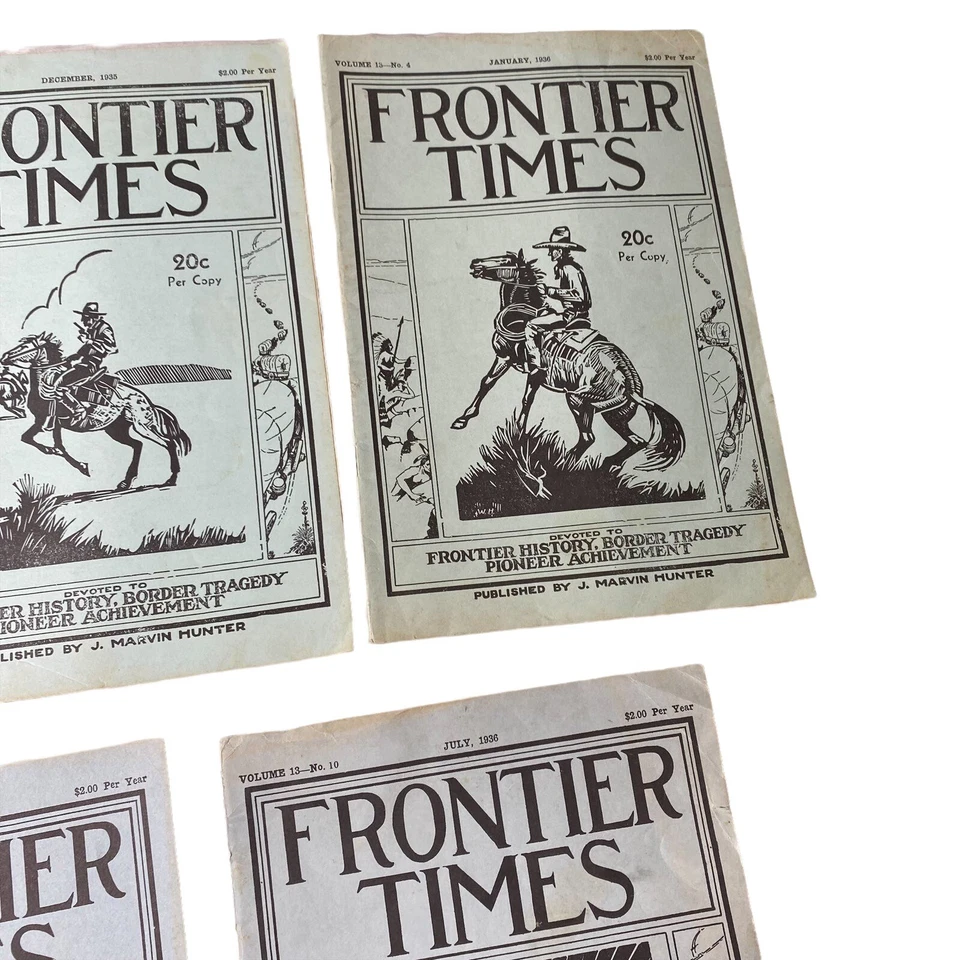Frontier Times Monthly Blue Reproduction Magazines 9 books - Image 4 of 4