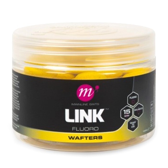 Mainline Iso Fish Fluoro Wafters Yellow - 15mm