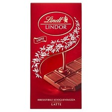 Lindt Chocolate Lindor Lindt Milk Chocolate Tablet 3,5 Oz /100 Gr