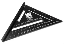 WEN ME777L 7-Inch Magnetic Rafter Square Layout Tool with Laser-Etched Scale