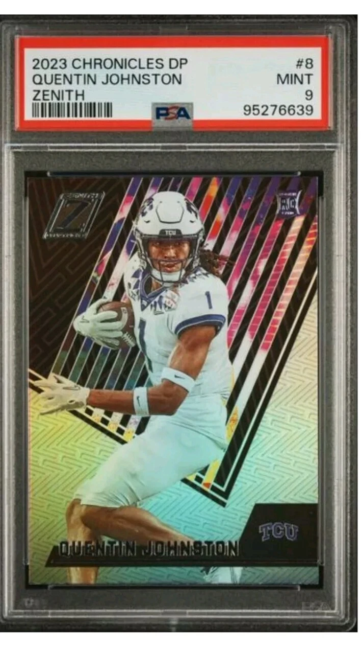 Quentin Johnston Panini Chronicles Draft Picks Zenith #8 Base