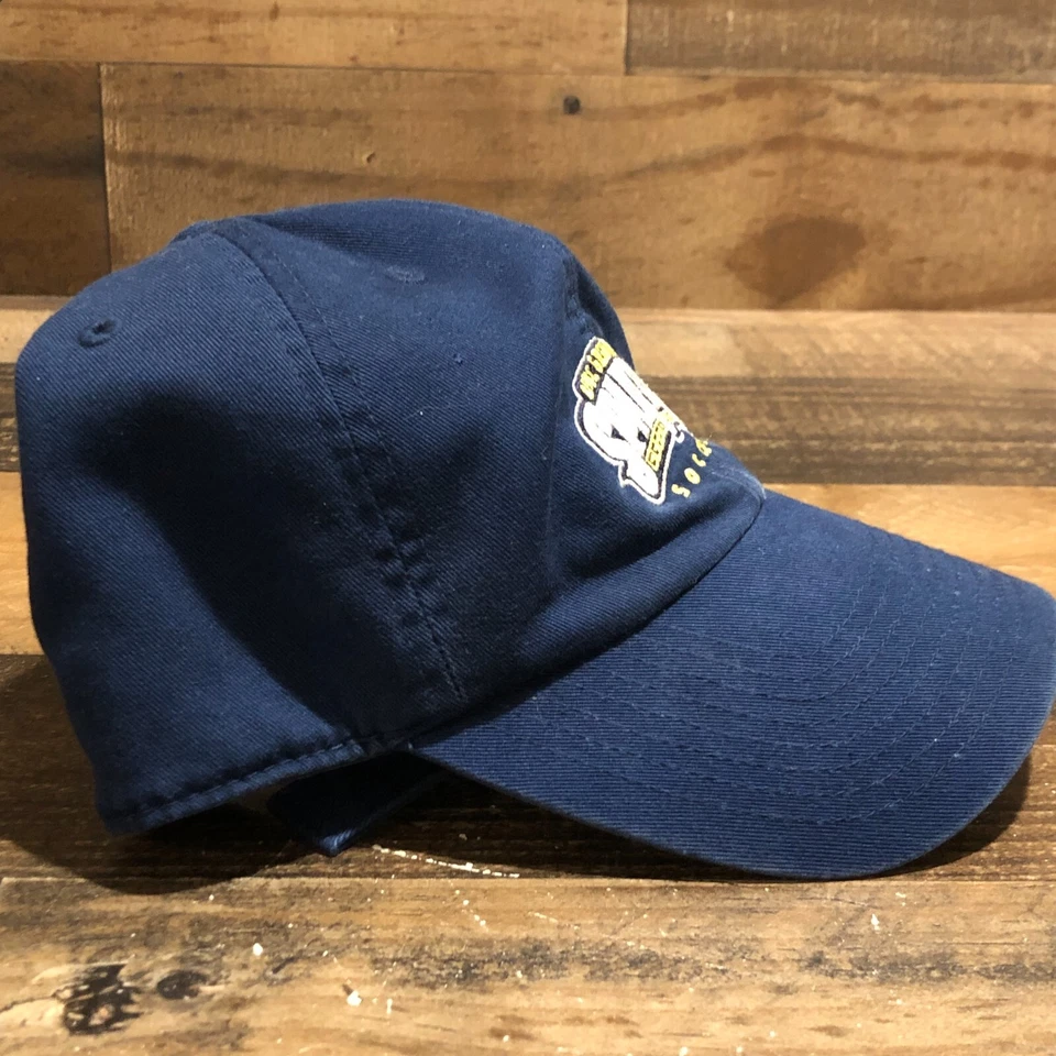 Boné masculino azul NCAA futebol UNC Greensboro Spartans chapéu alça pai UNCG Adidas - Imagem 3 de 4